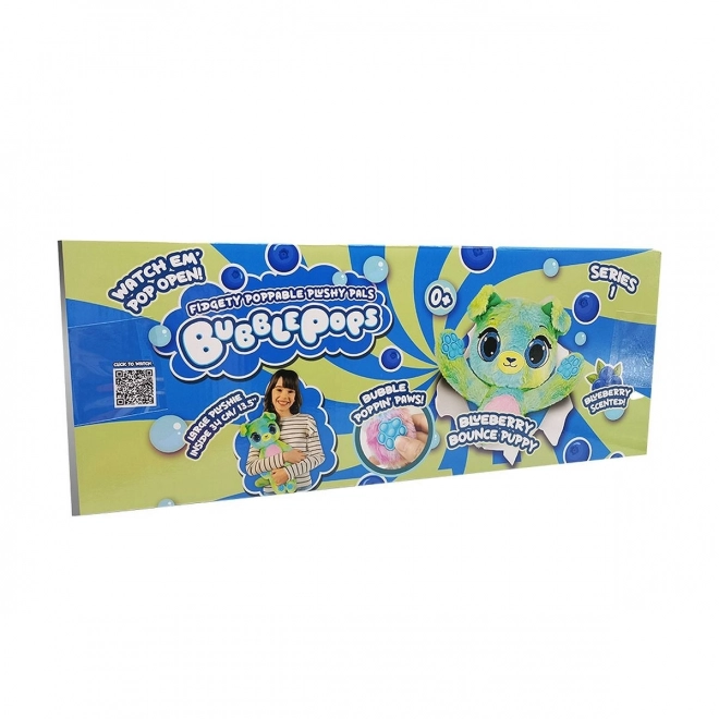 Bubble Pops Duftendes Kuscheltier - Blaubeer Hund