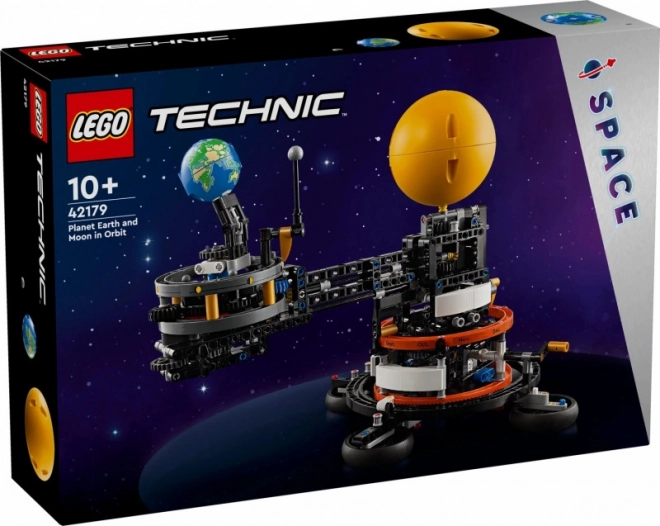 Lego Technic Erde und Mond auf der Umlaufbahn