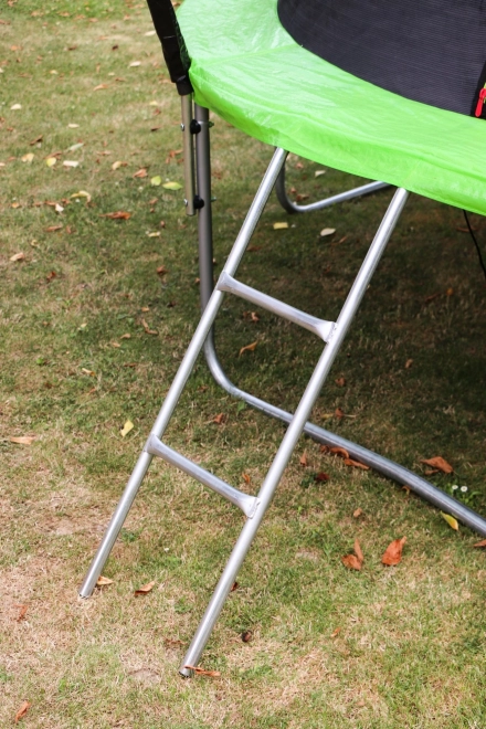 Trampolin Deluxe 244 cm mit Sicherheitsnetz und Leiter