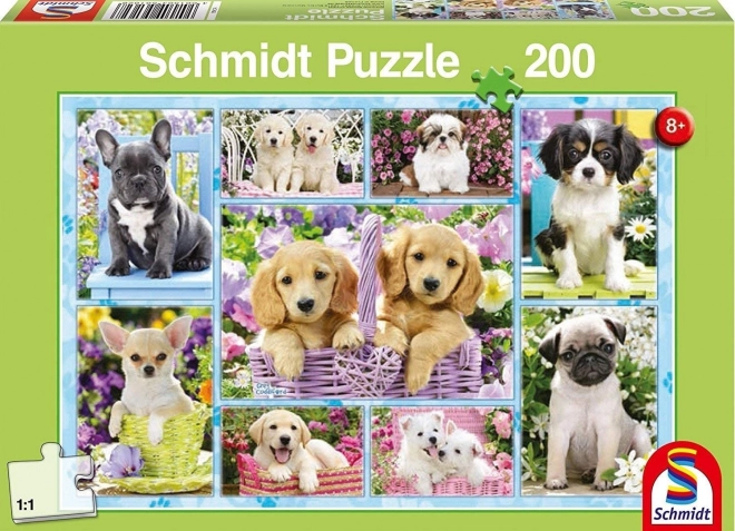 Schmidt Puzzle Welpen 200 Teile