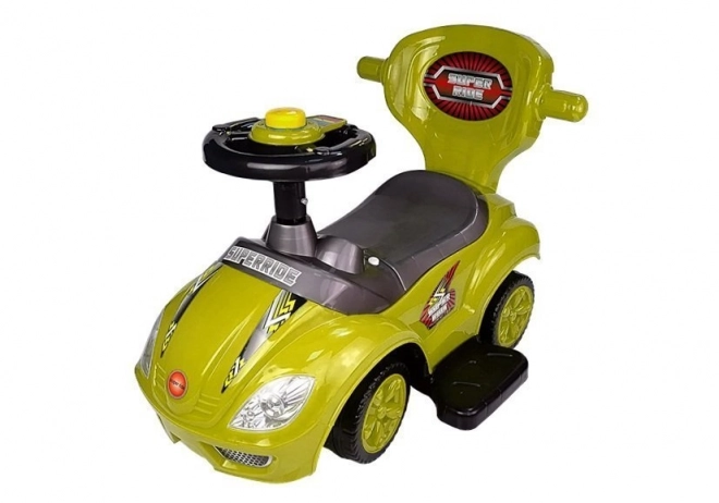 3-in-1 Mega Car Kinderlaufrad Gelb