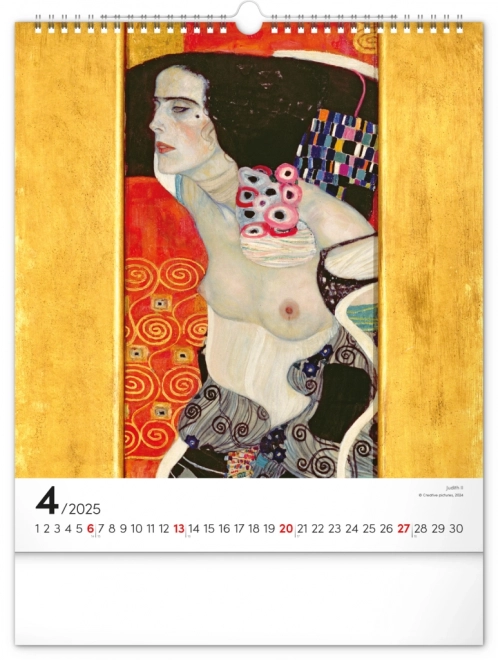 Wandkalender Gustav Klimt 2025