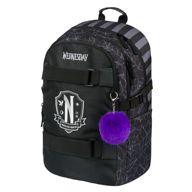 Ergonomischer Schulrucksack Skate Wednesday Nevermore