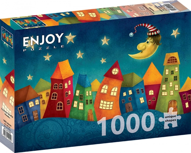 Puzzle Bunte Häuschen 1000 Teile