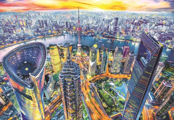 Anatolian Puzzle Blick auf Shanghai 2000 Teile