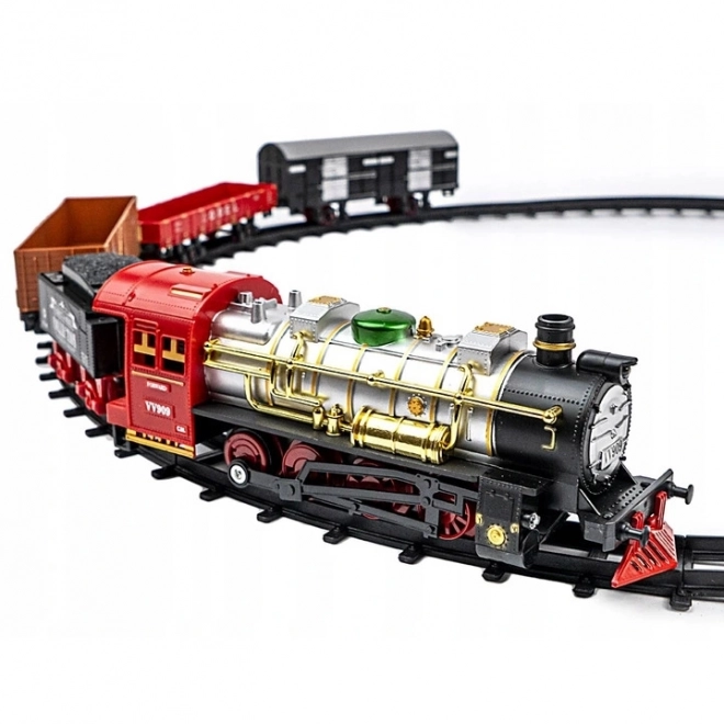 Klassische Elektrische Eisenbahn mit Geräusch und Licht