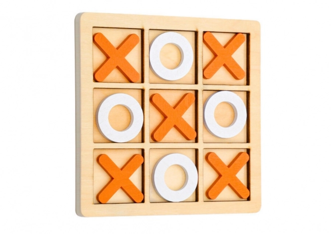 Strategisches Holzspiel Tic Tac Toe