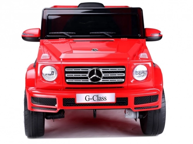 Roter Mercedes G500 Elektroauto für Kinder