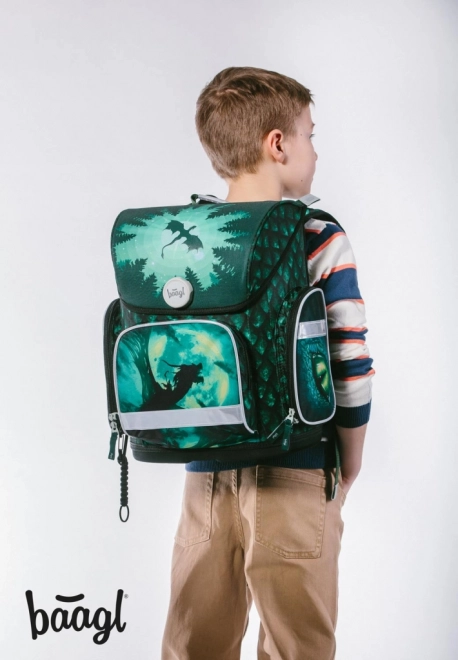 Schulrucksack Ergo Drache