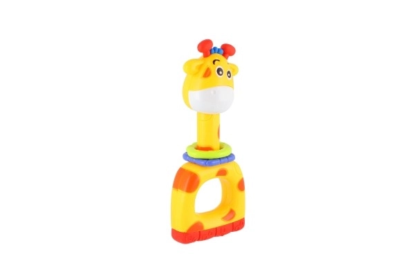 Bunte Babyrassel Giraffe Spielzeug