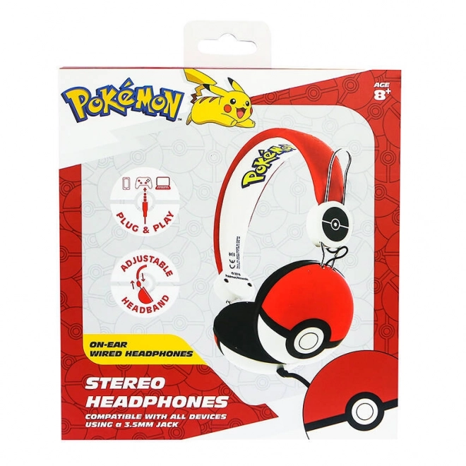 Drähte Kinderkopfhörer Pokemon Pokeball