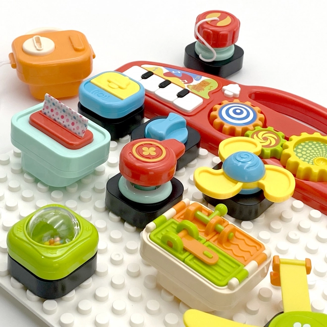 Woopie Montessori Spielbrett Bunter Aktivitätenpanel