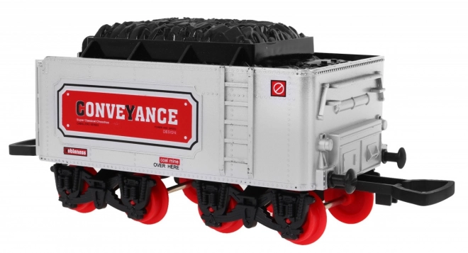 Fernbedienbare elektrische Eisenbahn für Kinder 3+ mit Rauchfunktion, Sound und Lichter