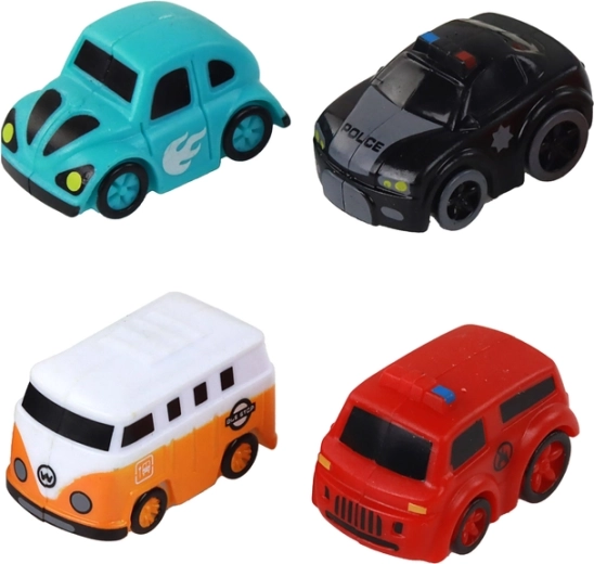 Vier stilvolle Autos