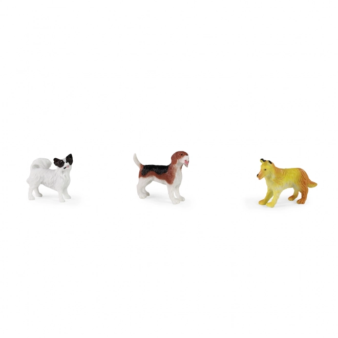 Kleine Hundefiguren im 12er Set