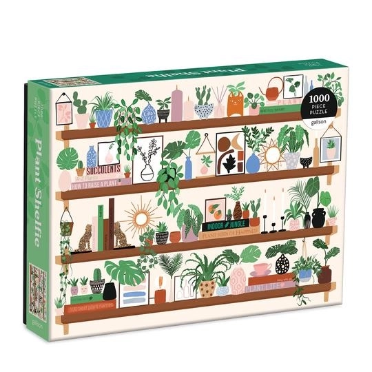 Puzzle Galison Regal mit Pflanzen 1000 Teile