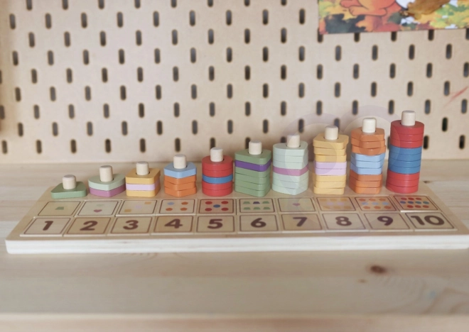 Holz-Zählrahmen und Sortierspielzeug Montessori von PolarB