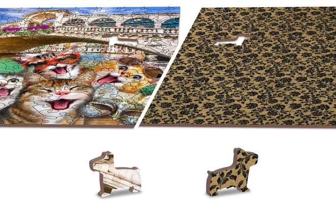 Beidseitiges 2-in-1 Puzzle