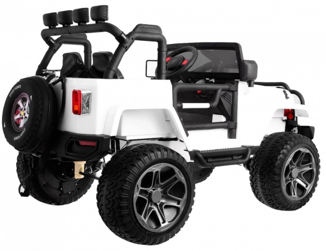 Monster Jeep 4x4 Fahrzeug Weiß