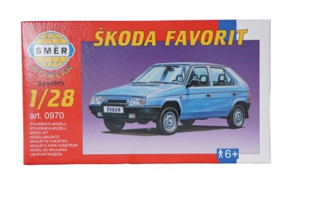 Škoda Favorit Modellauto Bausatz