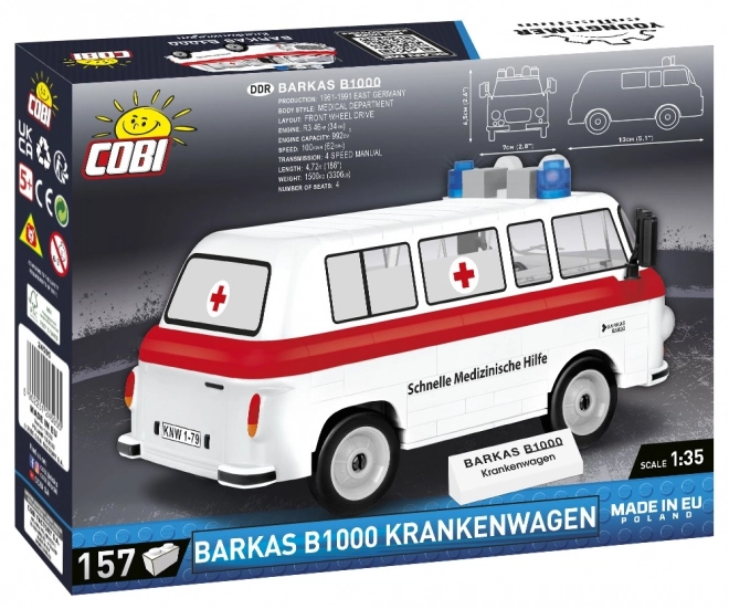 Barkas B1000 SMH 3 Ambulanzbausatz