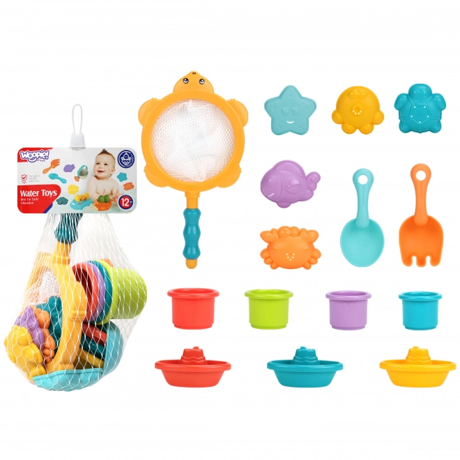 Woopie Wasserspielzeug-Set für Badewanne und Sandkasten