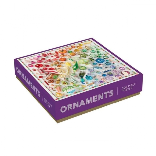 Galison Puzzle Regenbogenornamente 500 Teile