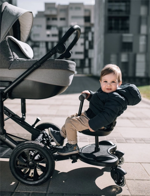 Stupstufe mit Sitz für Kinderwagen von FreeON