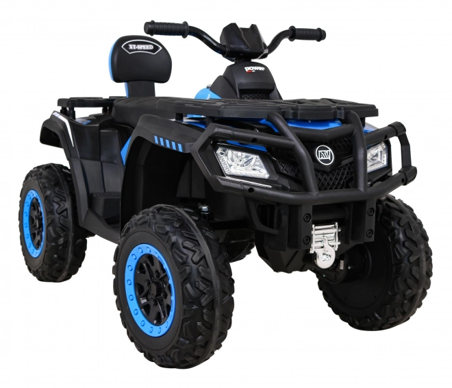Quad XT-Speed für Kinder Blau + 4x4 + EVA + Langsamer Start + MP3-Radio + LED-Diode