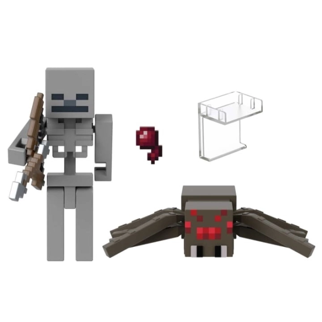 Minecraft-Skelett- und Spinnenfigurenset