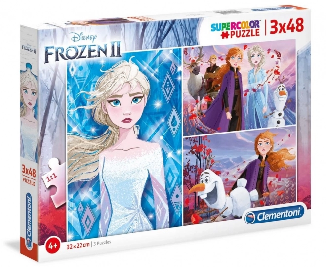 Clementoni Puzzle Disney Die Eiskönigin 2, 3x48 Teile