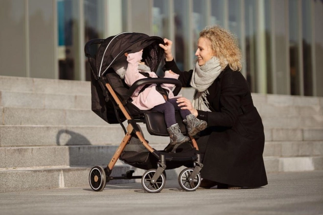 MoMi Kinderwagen Estelle Schwarz