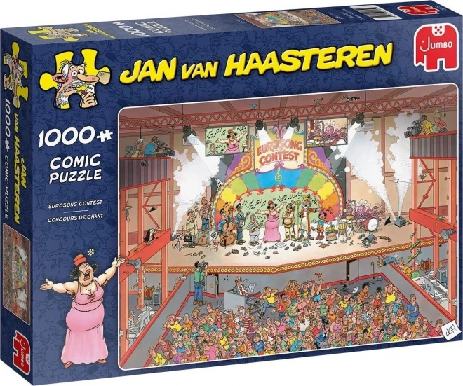 JUMBO Puzzle Jan van Haasteren Eurovision Song Contest 1000 Teile