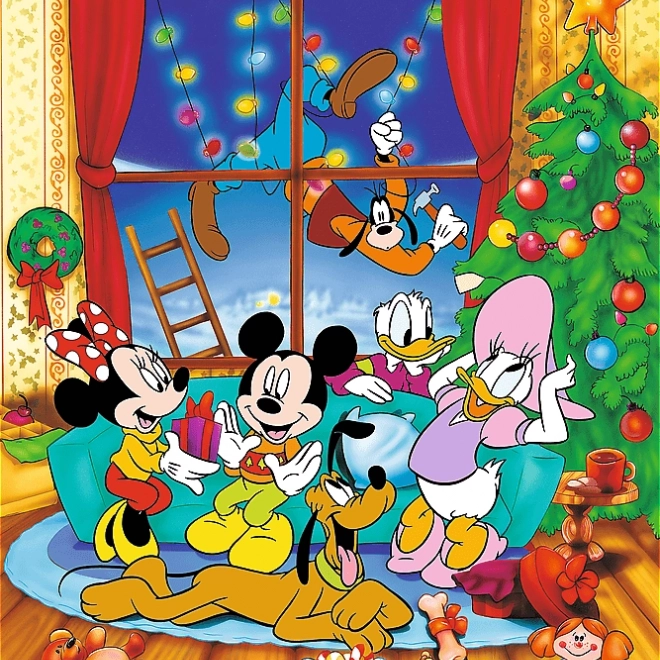 Puzzle Disney Mickey Mouse und Freunde Weihnachten 600 Teile