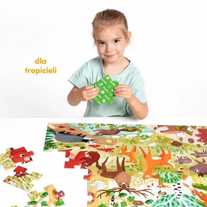 Waldpuzzle für Kinder - 40 Teile