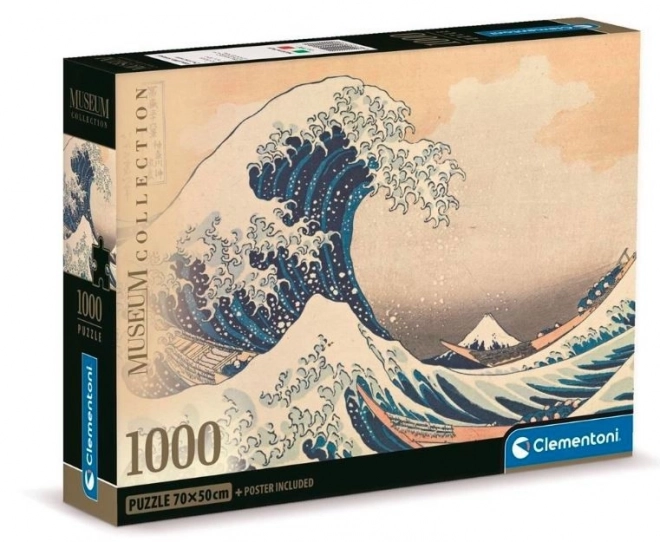 Puzzle 1000 Teile Hokusai: Die große Welle