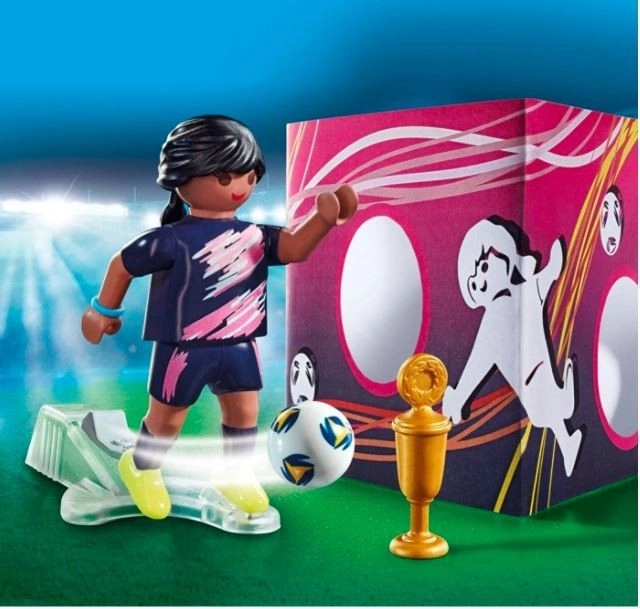 Playmobil Fußballspielerin mit Tor