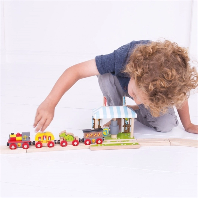 Ritterliches Übungsgelände für Bigjigs Rail