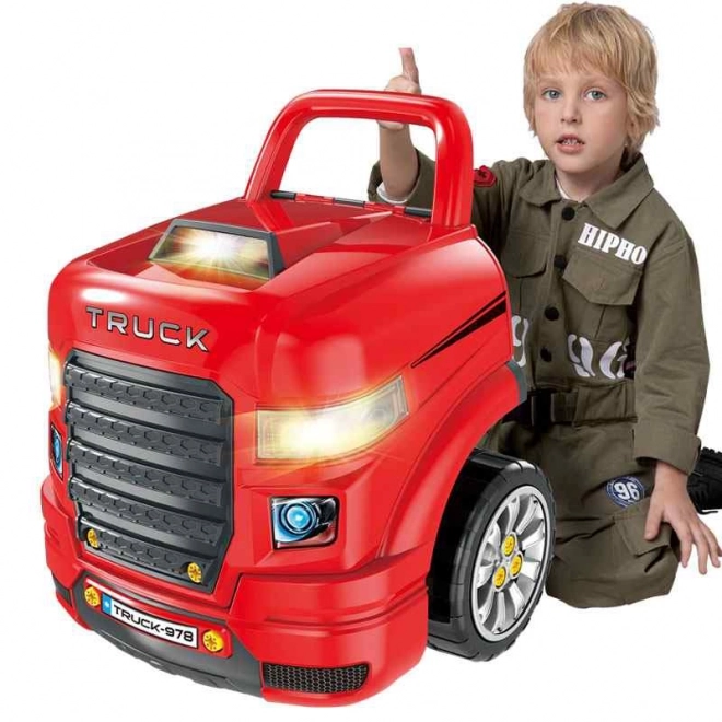 Woopie große LKW-Bausatz mit Zubehör 61 Teile