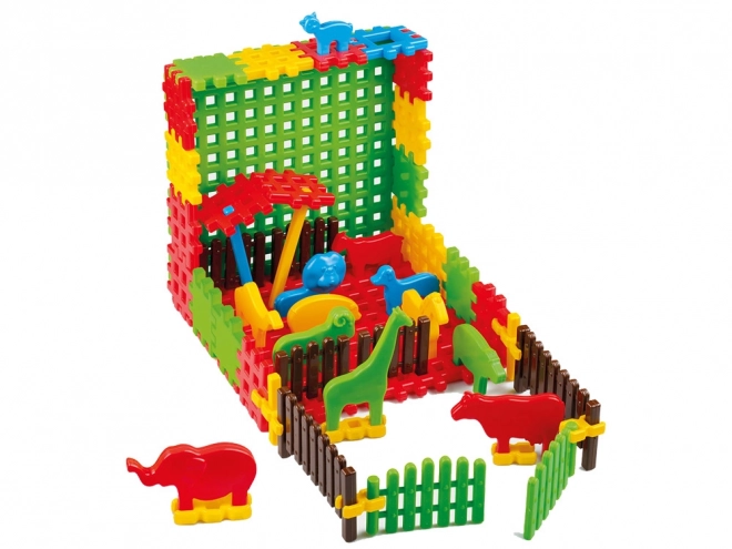Marioinex Bauset Zoo mit 50 Waffelsteinen