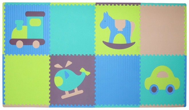 Baby Great Puzzlematte mit Spielzeugmotiv für Jungen