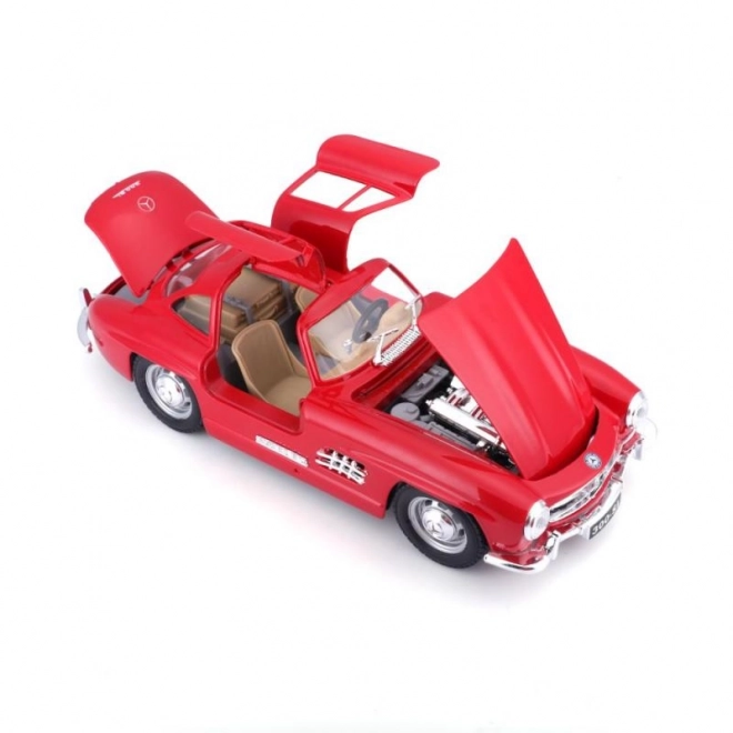 Mercedes Benz 300SL Rot Modellauto von Bburago