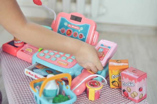 Kinder Spielkasse mit Scanner, Waage und Mikrofon von Woopie