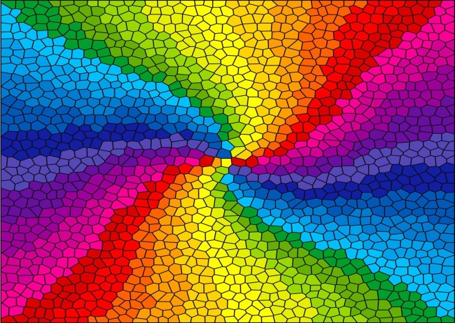 Puzzle Vitráž Regenbogen Explosion 1000 Teile