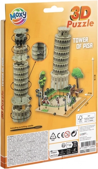 Grafix 3D Puzzle Schiefer Turm von Pisa