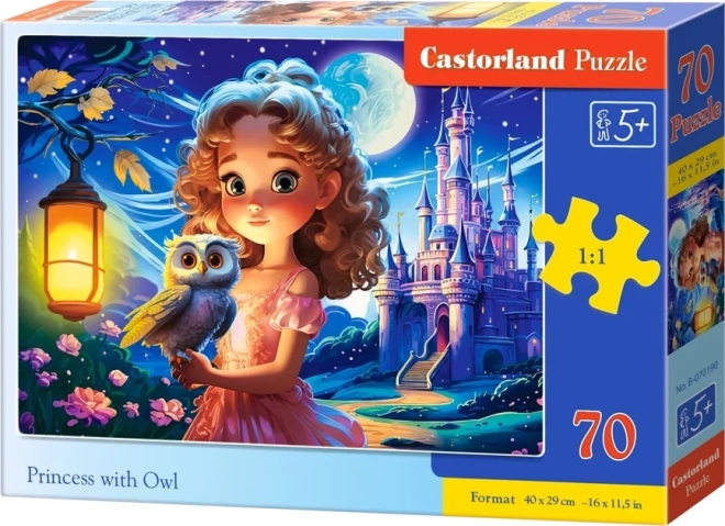 Prinzessin und Eule Puzzle 70 Teile