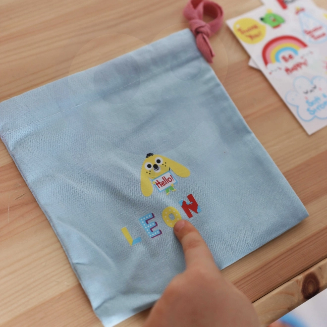 Kreatives Set - Magische Tasche mit Aufklebern