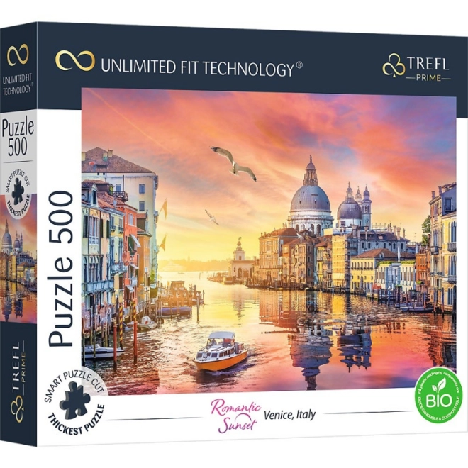 TREFL Puzzle Romantischer Sonnenuntergang: Venedig, Italien 500 Teile