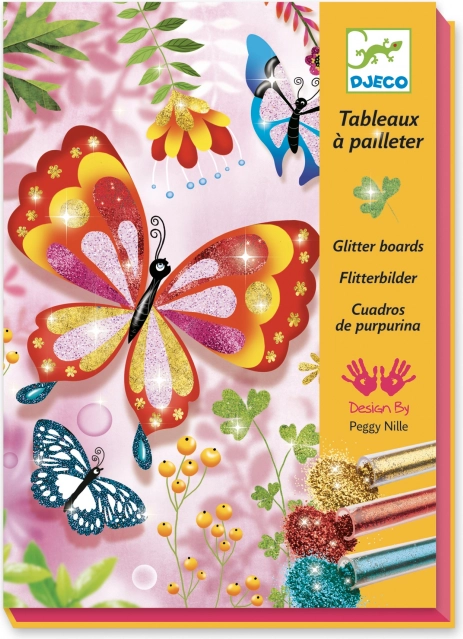 Sandstrahlen Glitzernde Schmetterlinge
