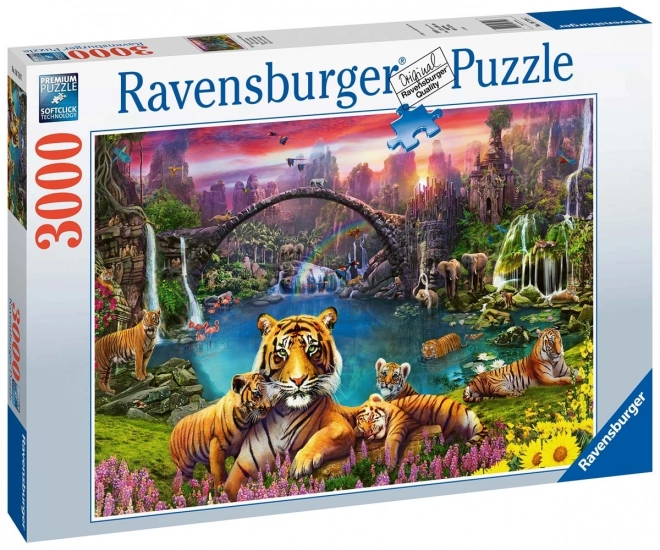 Ravensburger Puzzle Tiger im Paradies 3000 Teile